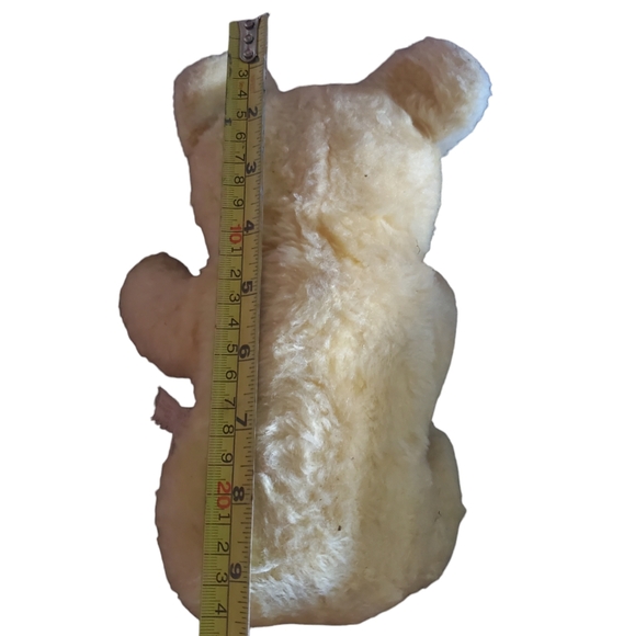 Vintage pale yellow teddy bear - Picture 3 of 3